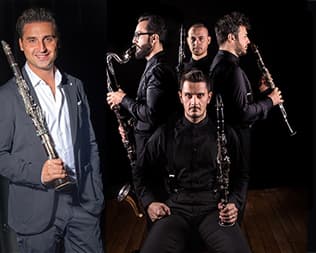 Caldarola e Nigun Clarinet Quartet